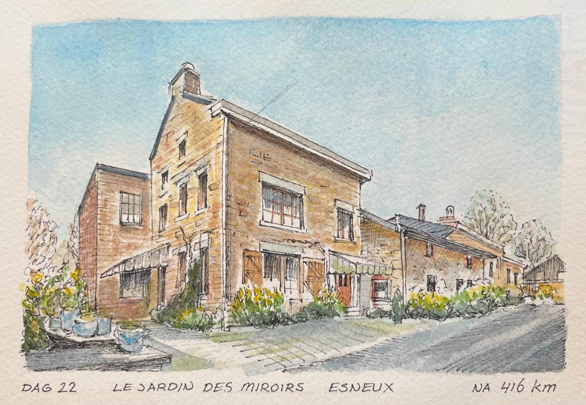Le Jardin Des Miroirs Bed & Breakfast Esneux Exterior photo